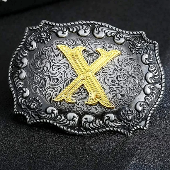 Accessories | New Letter X Initial Western Belt Buckle 